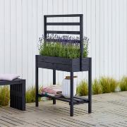 Basic plantekasse på ben og m/espalier – 88×37×137 cm – sort  – 182750-15 DETAIL88729
