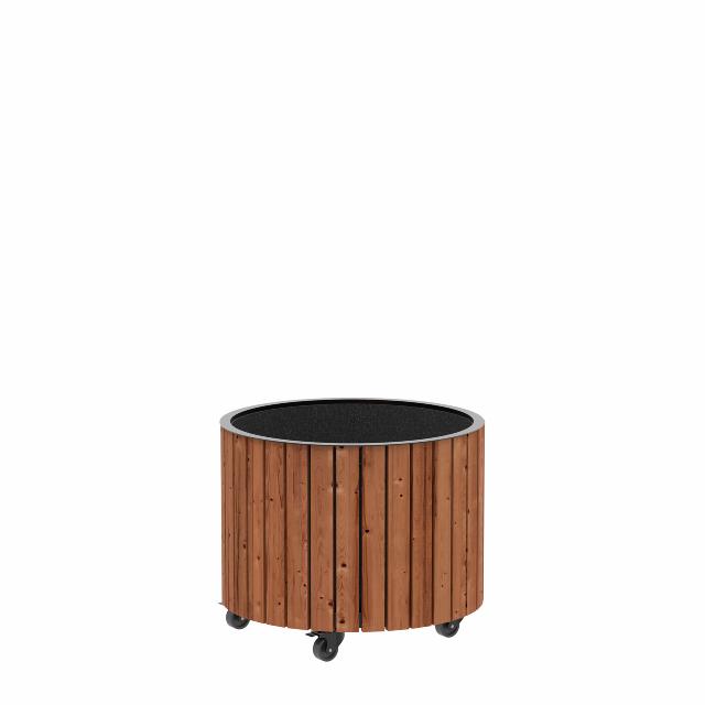 Circle plantekasse ThermoWood® - Ø55/45 cm