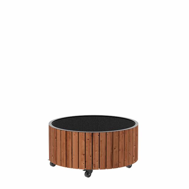 Circle plantekasse ThermoWood® - Ø70/35 cm