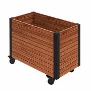 Cubic Living plantekasse m/hjul – ThermoWood® – 87×47×65,5 cm – 18354-4 DETAIL86684