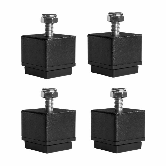 Cubic blomsterkasse m/fødder - 120×50×67 cm - sort – 18397-15 DETAIL87936