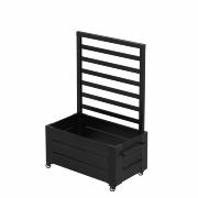 Cubic blomsterkasse m/espalier og hjul – 87×50×130 – 18339-15 DETAIL86896