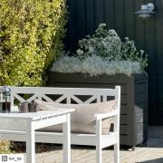 Cubic blomsterkasse m/hjul – 120×50×95 – 18363-15 DETAIL86872
