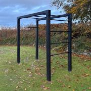 Outdoor fitness træningsstativ – model 4 – sort m/sorte beslag – 179069-15 DETAIL87857