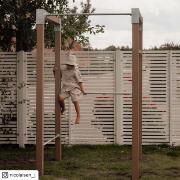 Outdoor fitness træningsstativ – model 1 – trykimprægneret – 179070-1 DETAIL89919
