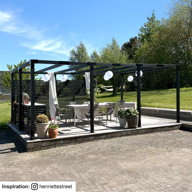 Cubic Pergola - 3 moduler m/Tokyo Hegn - 179097-15 DETAIL86322