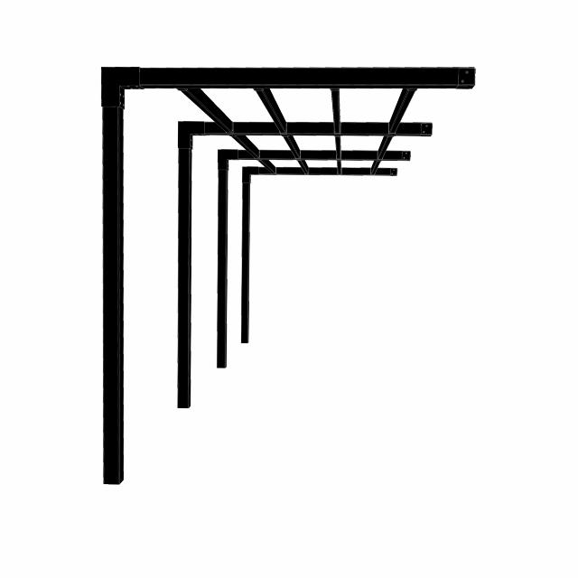 Arcade pergola - model 4  