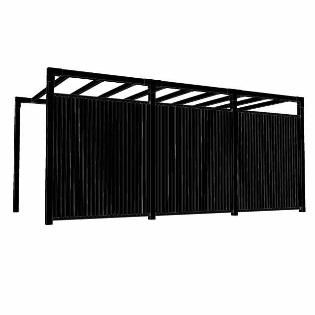 Arcade pergola m/Noor hegn - model 6 - 179106-15 DETAIL86955