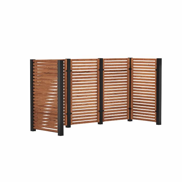 Tokyo renovationsskjul - t/3 spande - ThermoWood®