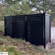 Lund renovationsskjul - 245×85×124 cm - 16671-15 DETAIL88003