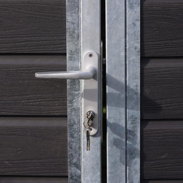 Artura komposit dobbeltlåge 213×175 cm m/stolper til nedstøbning - 17294-1 DETAIL86467