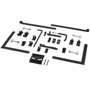Vinesse dobbeltlåge - 300×98 cm - sort - inkl. sort beslag - 134151-15 DETAIL87189