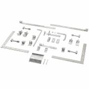 Linea dobbeltlåge - 300×80 cm - sort - inkl. beslag - 176990-15 DETAIL87665