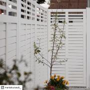 Decora hegn - 90×180 cm - hvid - 17678-13 DETAIL89966