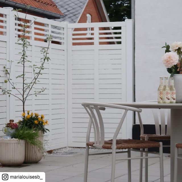 Decora hegn - 90×180 cm - hvid - 17678-13 DETAIL89967