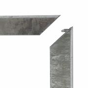 Stålramme til hegn 90x145 cm - 1753801 DETAIL89900