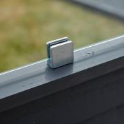 PLUS Klink profilhegn m/glas - 174×125 cm - sort - PEFC - 27798-15 DETAIL88387
