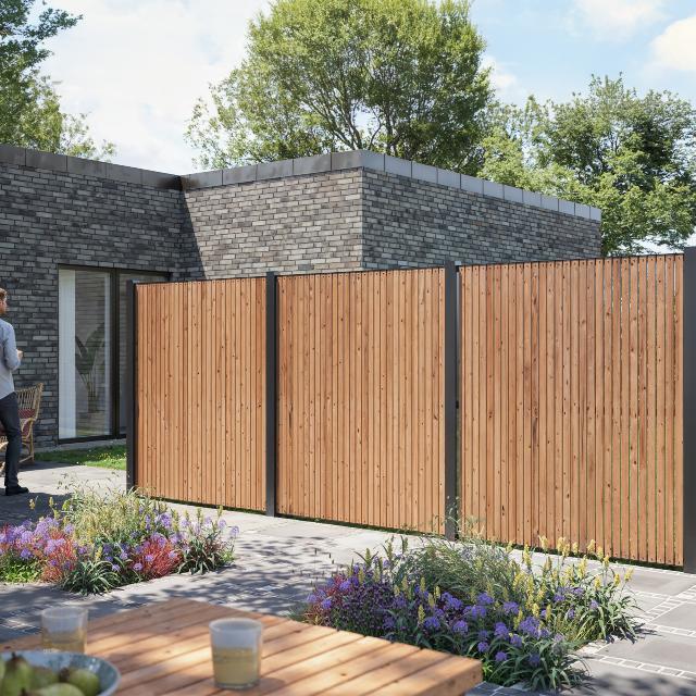 Saga hegn – 150×180 cm – ThermoWood® –  17654-4 DETAIL86883