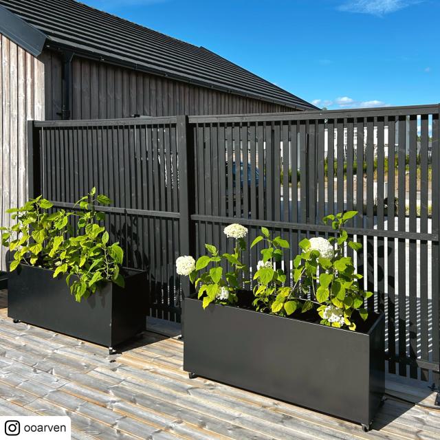 Sendai hegn - 180×180 cm - sort - 17444-15 DETAIL89974