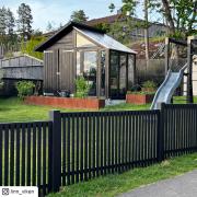 Sendai hegn - 180×80 cm - sort - 17445-15 DETAIL89508