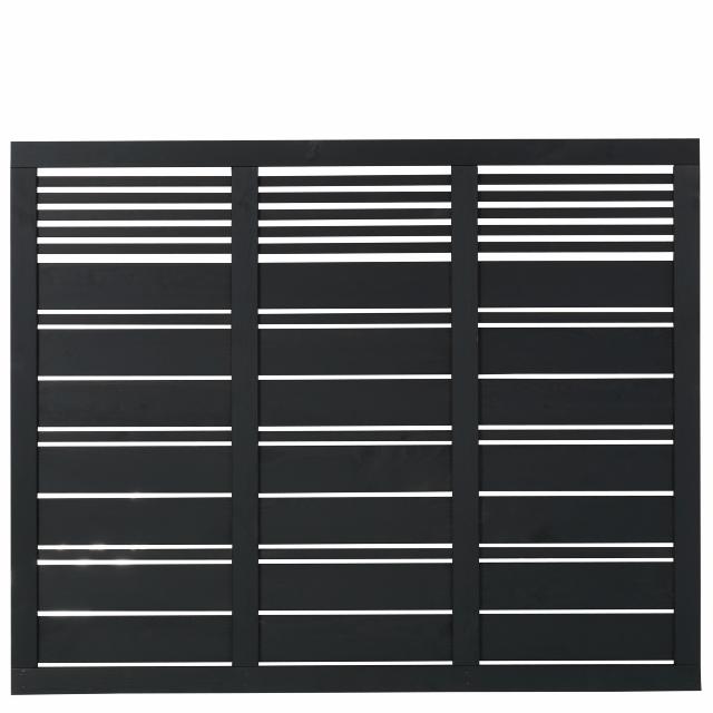 Silence hegn - 176×140 cm - sort