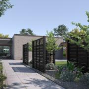Silence hegn - 176×170 cm - sort - 15304-15 DETAIL86277
