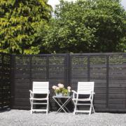 Silence hegn - 176×170 cm - sort - 15304-15 DETAIL86281