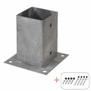 Cubic Stolpefod - 9×9 cm stolper - til fundament - m/skruer - 170010 DETAIL85563