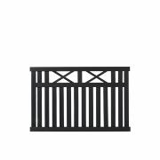 Vinesse hegn - 150×96 cm - sort - 13405-15 DETAIL86452