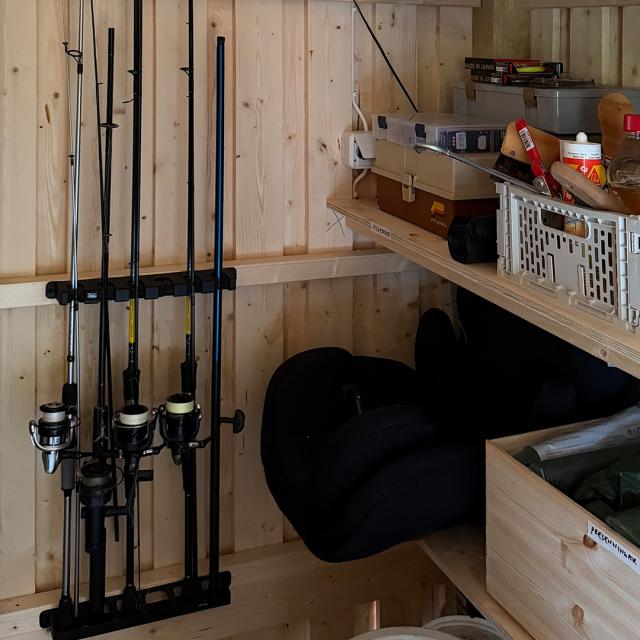 Opbevaring af fiskeudstyr