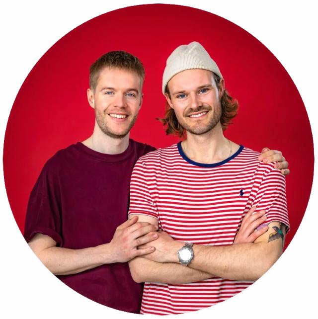 Billede af Martin og Lucas