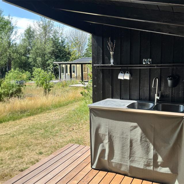 Udekøkken i udeskur