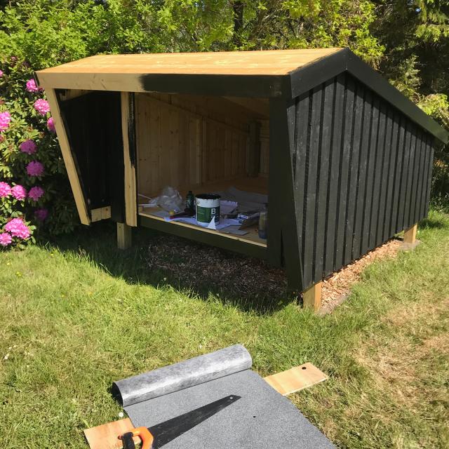 8. etape af bygning af shelter