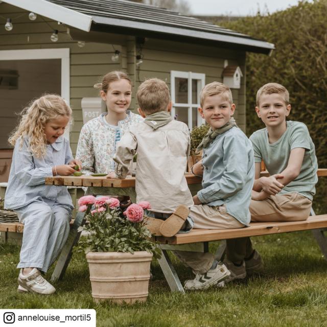 Alpha Junior bord/bænkesæt - 177 cm - ThermoWood® - 187660-4 DETAIL84498