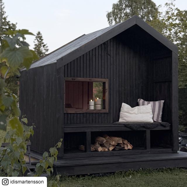 Cozy legehus m/bænk – 184×208 cm – ubehandlet - 16735-1 DETAIL89616