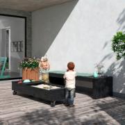 Fun sandkasse m/hjul og bænk – 180 cm – 18050-1 DETAIL81223