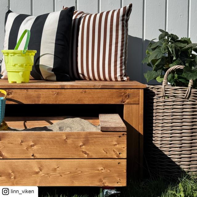 Fun sandkasse m/hjul og bænk - 120 cm - 18060-1 DETAIL86342