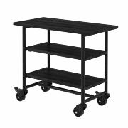 Urban Picnic plante/grillbord m/2 hylder – sort/sort stel – 179541-155 DETAIL86779