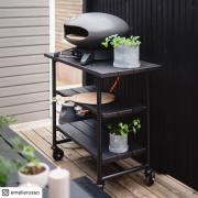 Urban Picnic plante/grillbord m/2 hylder – sort/sort stel – 179541-155 DETAIL89369