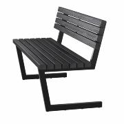 Relax bænk – 150 cm – sort – 19670-15 DETAIL86683