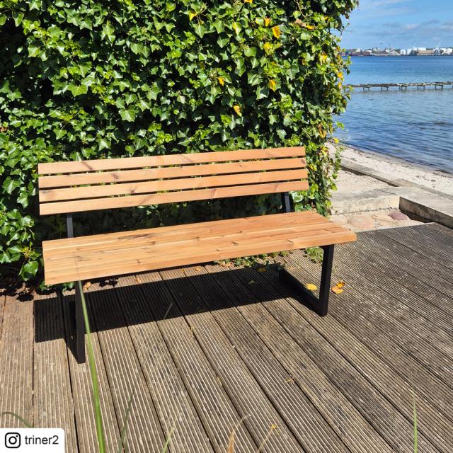 Relax bænk – 150 cm – ThermoWood® – 19670-4 DETAIL84487