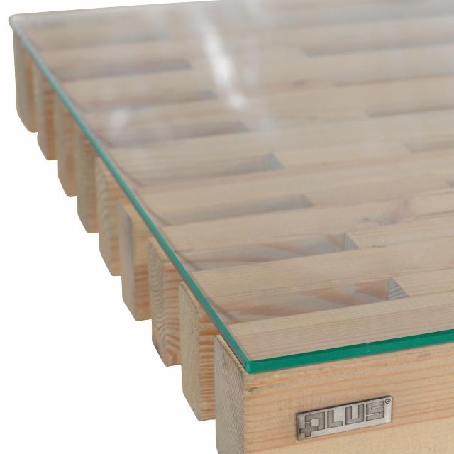 Glasplade m/poleret kant - 137,5×75,5 cm
