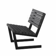 Siesta Living stol – 75 cm – sort – 19652-15 DETAIL86763
