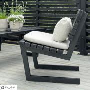 Siesta Living stol – 75 cm – sort – 19652-15 DETAIL89315