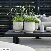 Siesta Living skammel/bord – 75 cm – sort – 19656-15 DETAIL89333