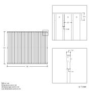 Saga hegn – 150×120 cm – ThermoWood® – 17652-4 DETAIL87882