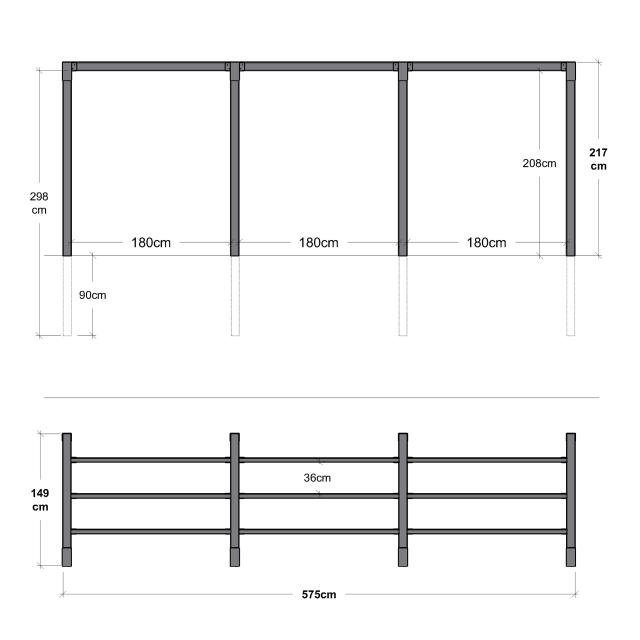Arcade pergola - model 2 - 179102-15 DETAIL87608
