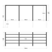 Arcade pergola - model 4 - 179104-15 DETAIL87609