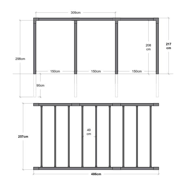 Arcade pergola - model 5 - 179105-15 DETAIL88896