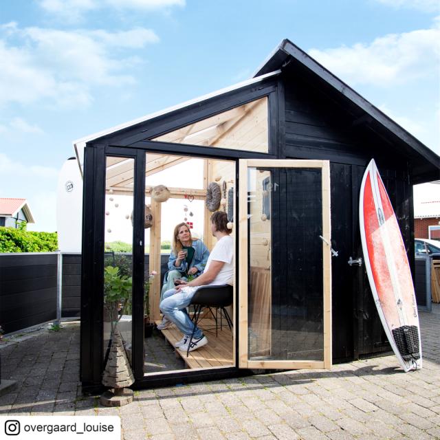 Redskabsrum/drivhus - 6,6 m² - ubehandlet - 18001 DETAIL80704